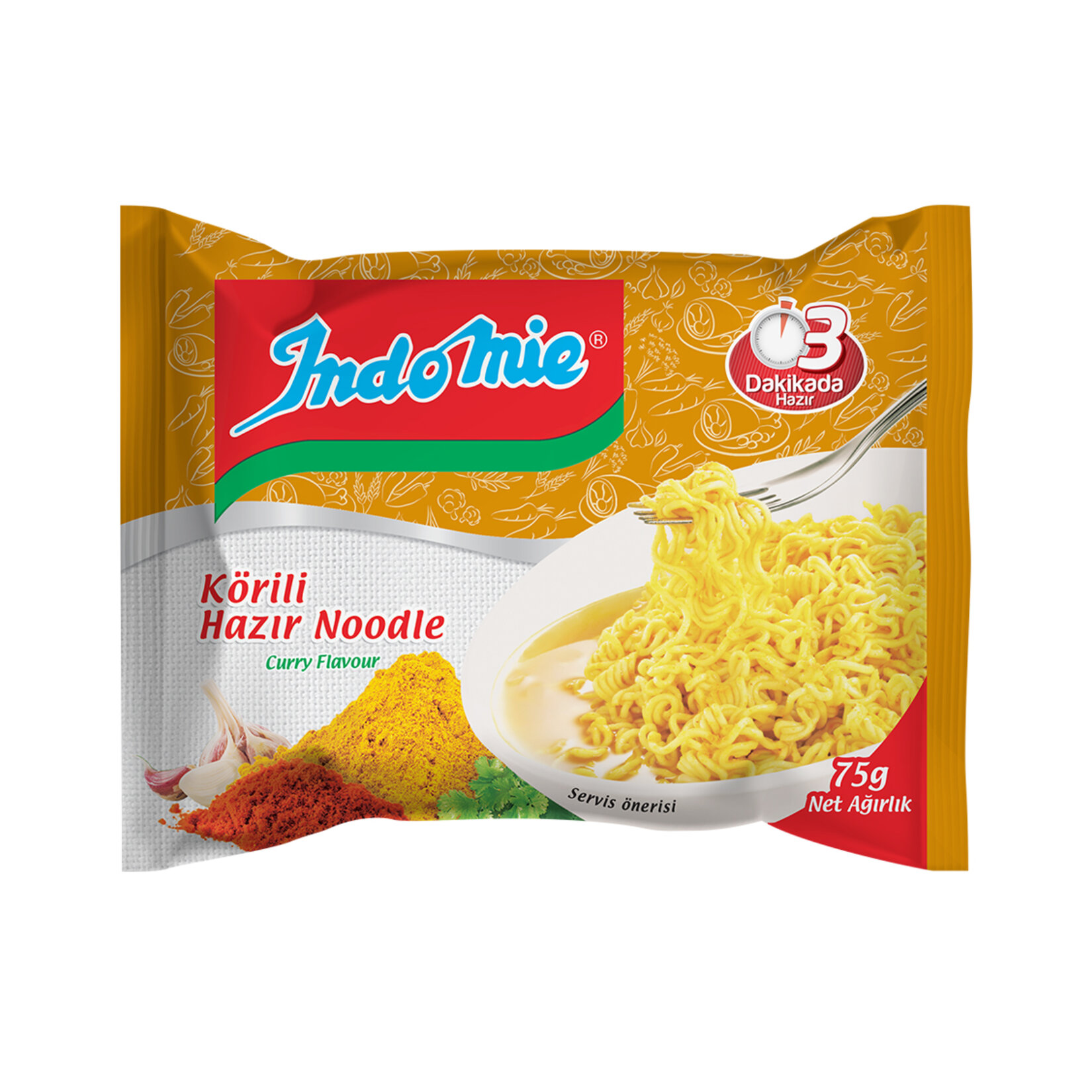 Indomie Noodle Köri 75 gr