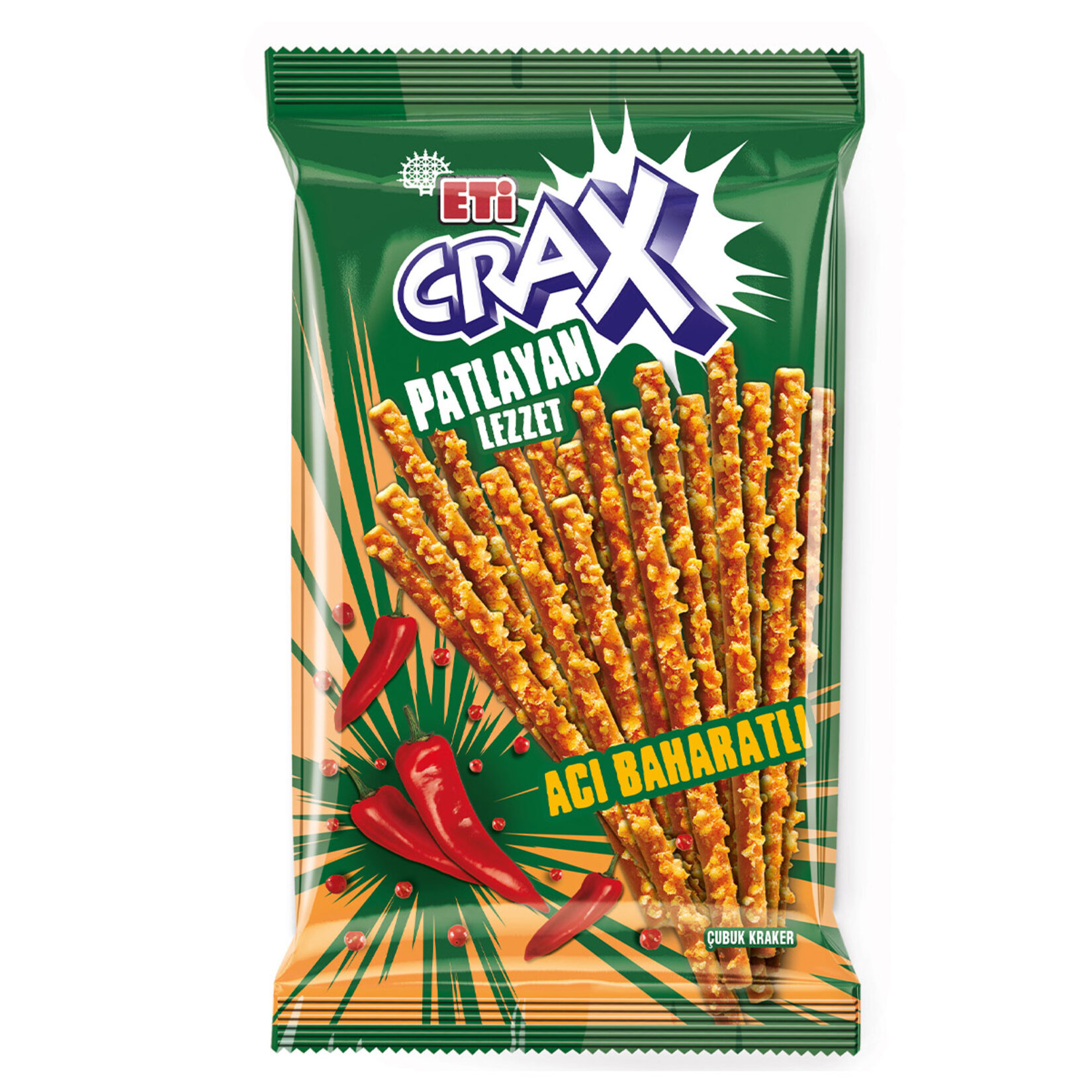 Crax Patlayan Lezzet Acı Baharatlı Çubuk 50 G