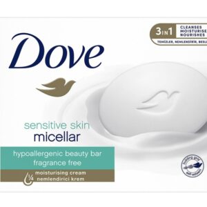 Dove Beauty Cream Bar Katı Güzellik Sabunu Micellar Hassas Ciltler İçin Nemlendirici Etkili 90 G