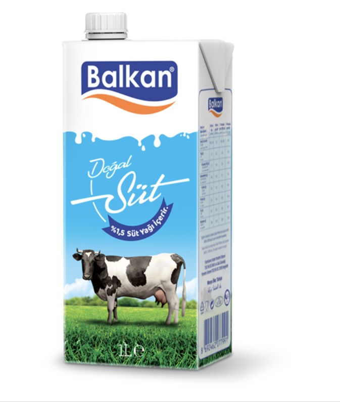 Balkan 1.5 Yağlı Süt 1 lt