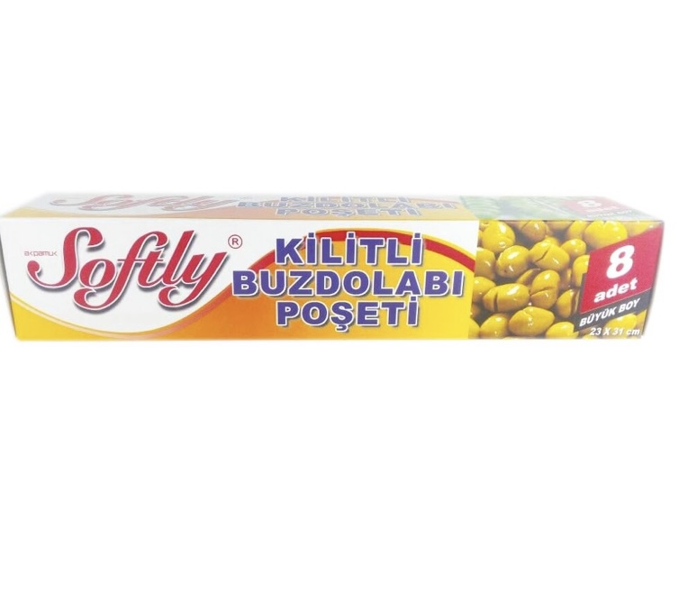 Softly Kilitli Buzdolabı Poşeti