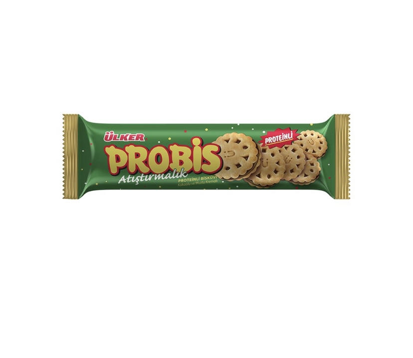 Ülker Probis Kakaolu ve Muzlu Proteinli Bisküvi 75 G