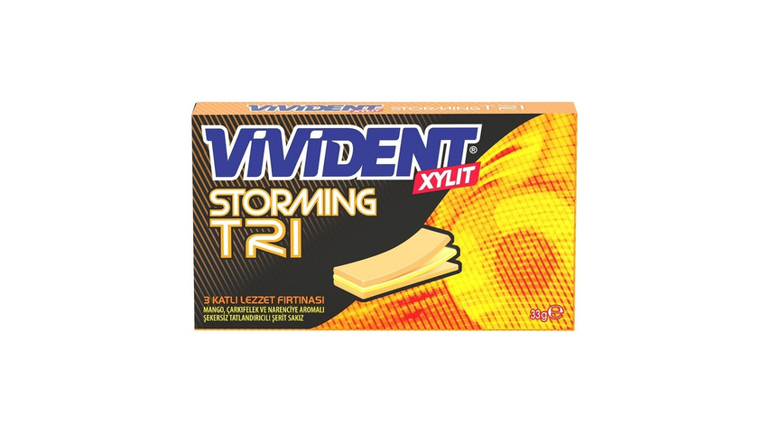 Vivident Storming Mango Çarkıfelek Narenciye 33 gr
