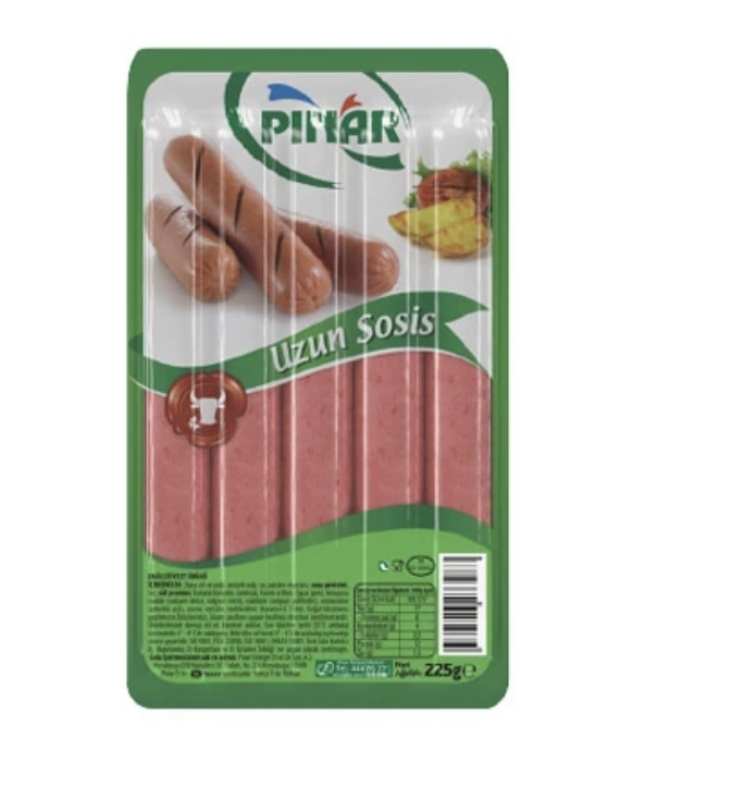 Pınar Uzun Dana Sosis 225 gr