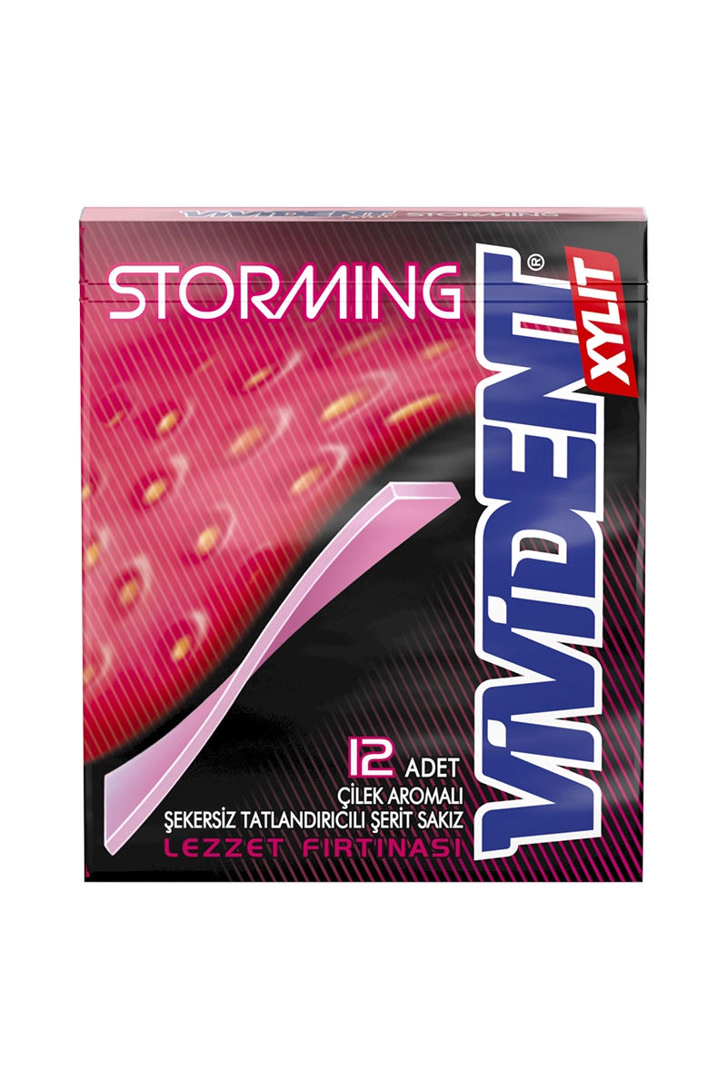 Vivident Storming Çilek Sakız 33gr