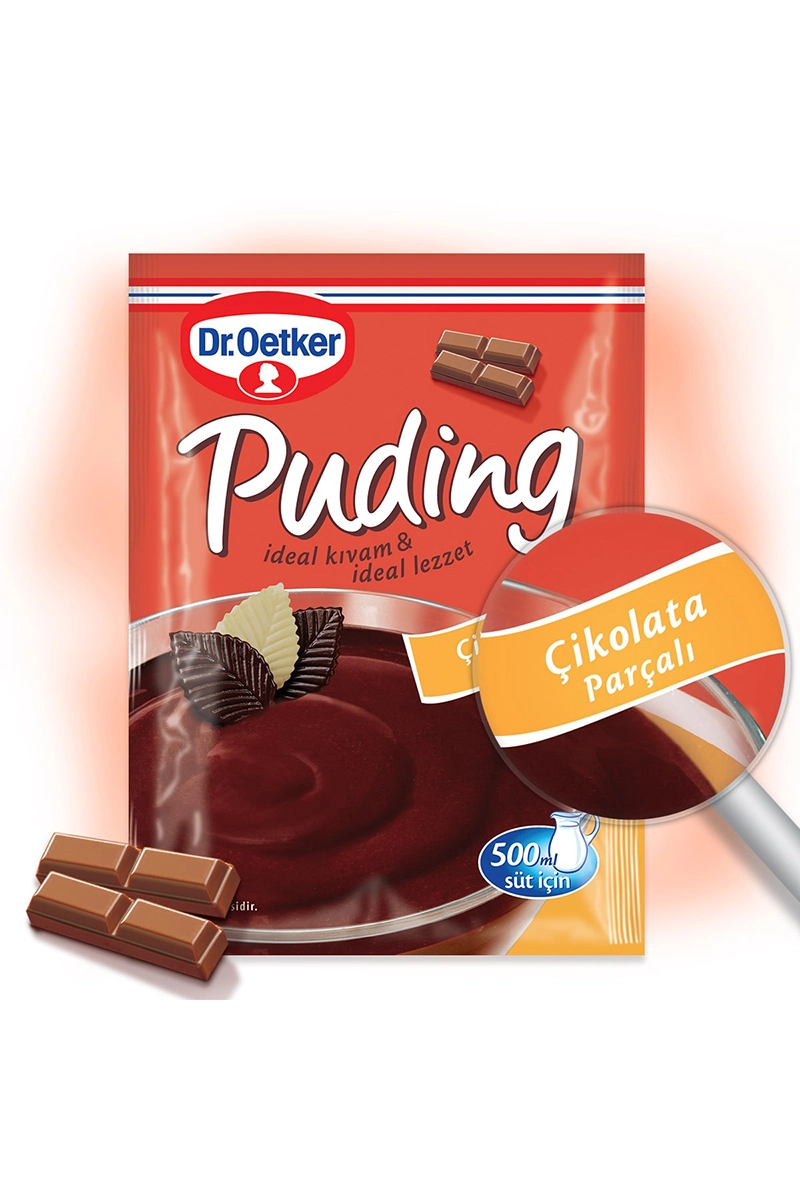 Dr.Oetker Puding Çikolata Parçalı 115 G