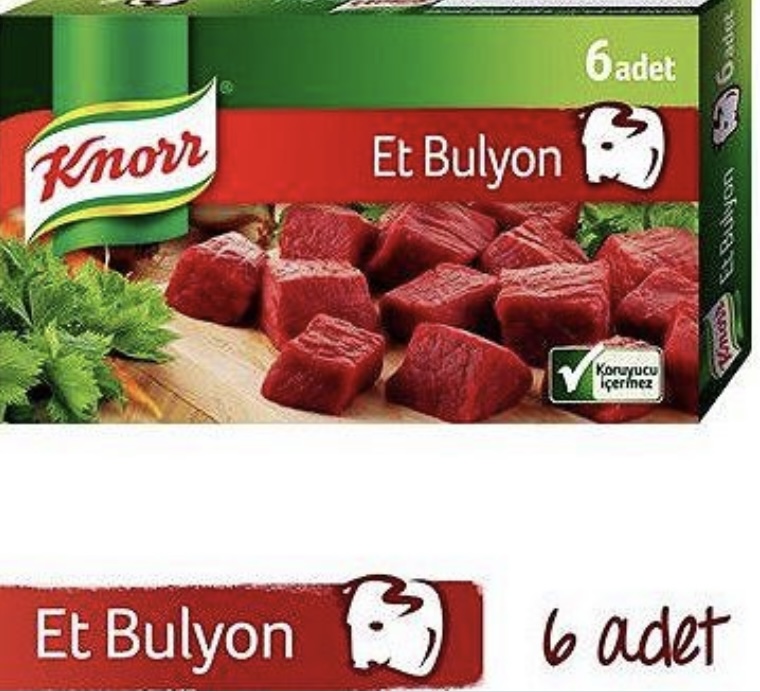 Knorr Et Suyu Bulyon 6’lı 60 Gr