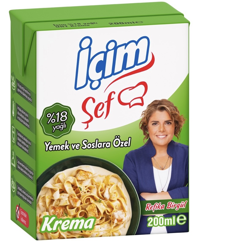 İçim Şef %18 Yağlı Krema 200 Ml