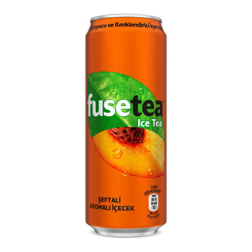 Fuse Tea Şeftali Aromalı Soğuk Çay Kutu 330 ML