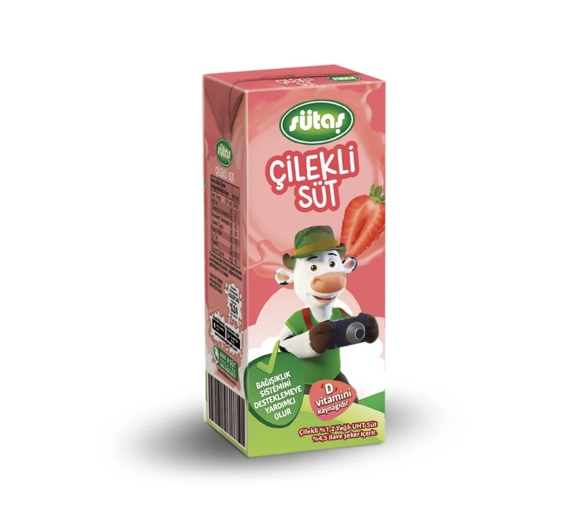 Sütaş Süt Çilekli 200 ml