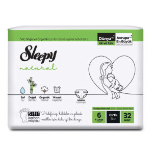 Sleepy Natural Külot Bez 6 Beden XL 15-25 Kg 32'li