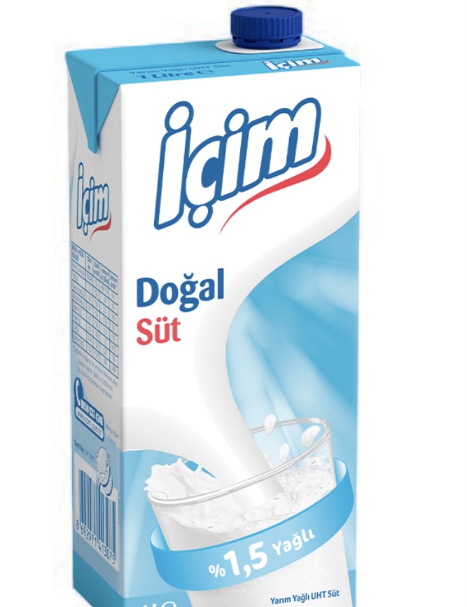 İçim 1.5 Yağlı Süt 1 Lt