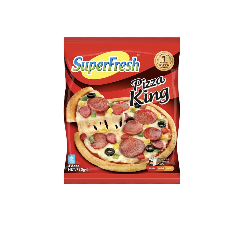 Superfresh Pizza King 4'lü 780 G