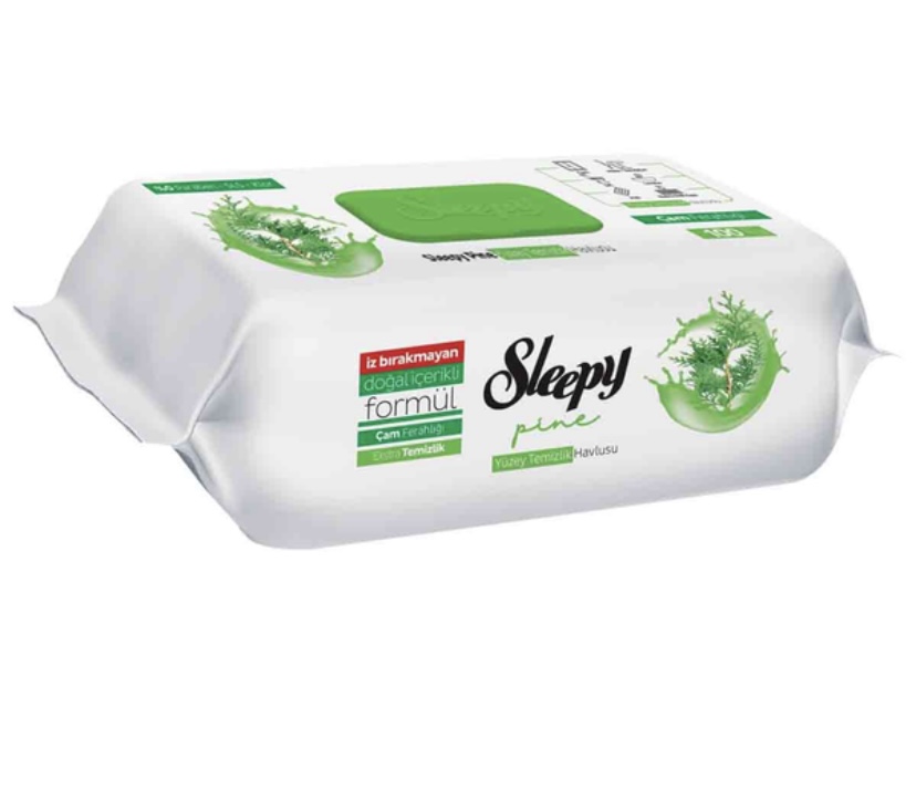Sleepy Yüzey Temizlik Havlusu Çam Ferahlığı 100'lü