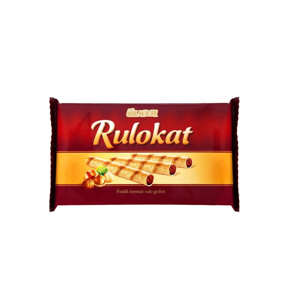 Ülker Rulokat 9 Kat Tat Fındıklı Rulo Gofret 42 G