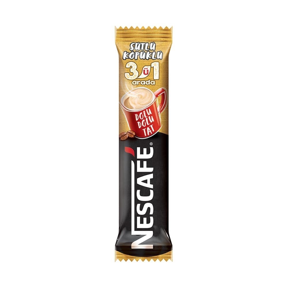 Nescafe 3'ü 1 Arada Sütlü Köpüklü 17,4 G