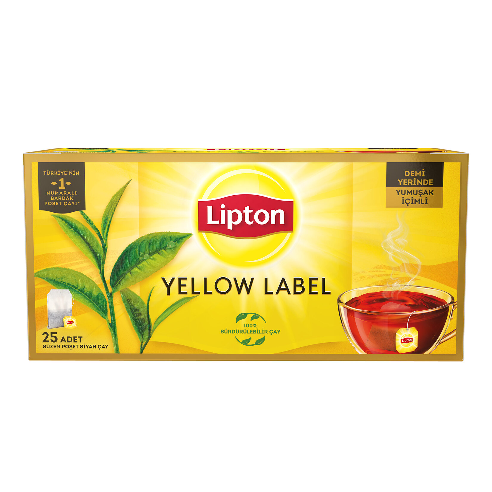 Lipton Poşet Çay Yellow Label 25 li