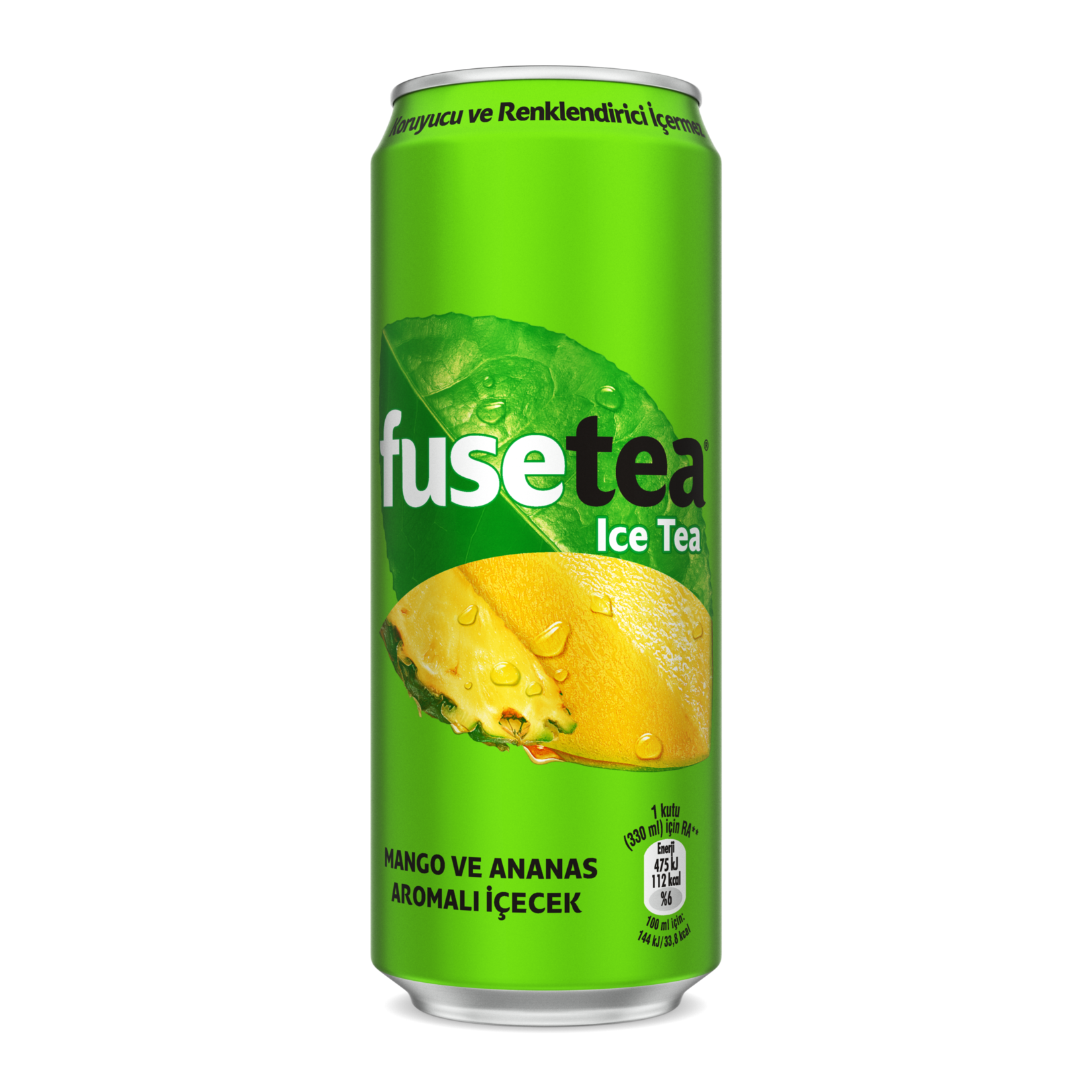 Fuse Tea Mango Ananas Aromalı Soğuk Çay Kutu 330 ML