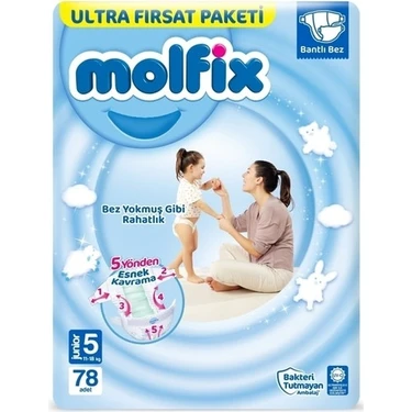 Molfix Ultra Fırsat Junior 78'li 5 Beden