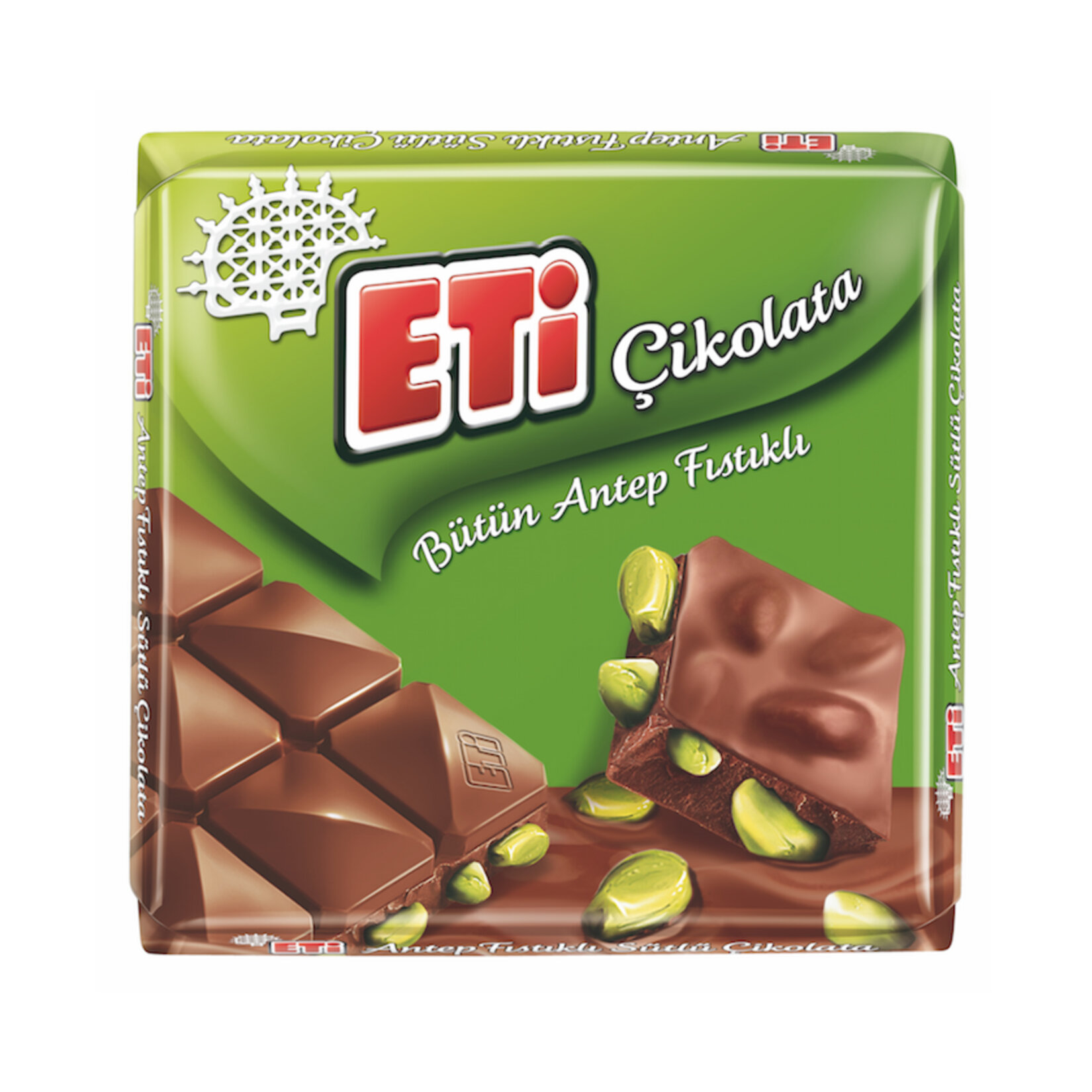 Eti Antep Fıstıklı Kare Çikolata 60 g